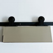 6213 ხის კარის გორგოლაჭი ჩამოსაკიდი შავი