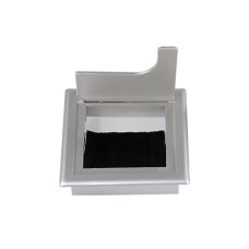 713 K კაბელის ხუფი ალუმინის 80*80 ალუმინისფერი