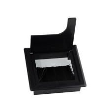 713 K კაბელის ხუფი ალუმინის 80*80 შავი