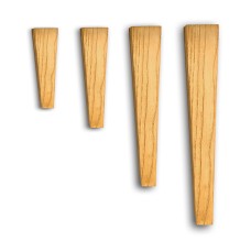 ფეხი ხის 5*5*30 სმ კვადრატული კონუსური წაბლი