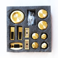 6060 S შუშის კარის მექანიზმი ოთხკუთხედი ეკ sn gold