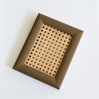 ჭილოფი LH 15 90სმ პლასმასის რომბისებური ღია ჩალისფერი 30mt