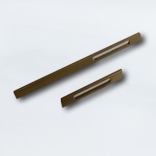 სახელური ავეჯის ჭრილიანი HD 250 - 500მმ ზოლიანი ყავისფერი