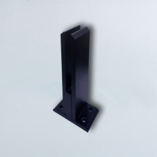 6900 შუშის დამჭერი ყანჩა 10-12mm შუშის 21სმ სიმაღლის გაუხვრეტავი  შავი