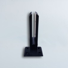 6900 შუშის დამჭერი ყანჩა 10-12mm შუშის 21სმ სიმაღლის გაუხვრეტავი  შავი