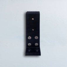 6900 შუშის დამჭერი ყანჩა 10-12mm შუშის 21სმ სიმაღლის გაუხვრეტავი  შავი