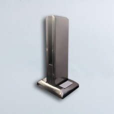 6900 შუშის დამჭერი ყანჩა 10-12mm შუშის 21სმ სიმაღლის გაუხვრეტავი ინოქსი