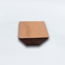 სახელური ავეჯის ხის K007 0მმ 40მმ კვადრატული მუხა