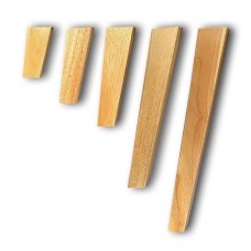 ფეხი ხის K013 5*5*40 სმ M8 რეზბით კვადრატული კონუსური მუხა