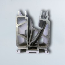 2000 შუშის დამჭ. ბლოკი ალუმინის 30სმ დასადგამი კონუსური სამაგრით 10-12მმ შუშის