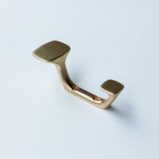 961 ტანსაცმლის საკიდი დიდი 1- იანი BRUSHED BRASS