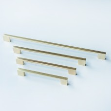 10014 სახელური მეტალის 128 მმ BRUSHED BRASS