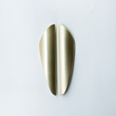 9002 სახელური მეტალის 96 მმ მარჯვენა BRUSHED BRASS