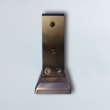 5282 შუშის დამჭერი ყანჩა 10-12mm გაუხვრეტავი 16 სმ სიმაღლის + ხუფით ინოქსი