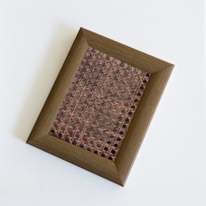 ჭილოფი LH 15 95 სმ პლასმასის რომბისებური redish brown 30mt