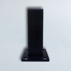 491 C შუშის დამჭერი ყანჩა 10-12მმ შუშის 304 ss 16 სმ იანი შავი