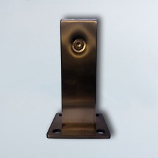 491 C შუშის დამჭერი ყანჩა 10-12მმ შუშის 304 ss 16 სმ იანი brushed gold