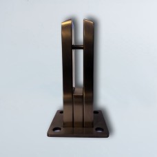 491 C შუშის დამჭერი ყანჩა 10-12მმ შუშის 304 ss 16 სმ იანი brushed gold