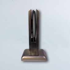 5268/A შუშის დამჭერი ყანჩა 16mm შუშის 21სმ სიმაღლის გაუხვრეტავი ინოქსი