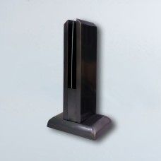 5268/A შუშის დამჭერი ყანჩა 16mm შუშის 21სმ სიმაღლის გაუხვრეტავი ინოქსი