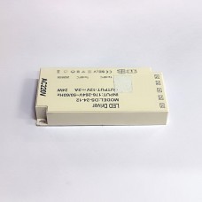 კვების ბლოკი DS 24W-12V 2A 117*55*18.5 კაბელით