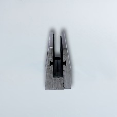 2107 ალუმინის შუშის სამაგრი სწორი ძირით ალუმინისფერი