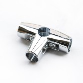 0103051 25 მმ მილის 5-იანი აქსესუარი ნიკელი