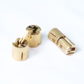 002 ანჯამა მაგიდის 14მმ მრგვალი ოქროსფერი