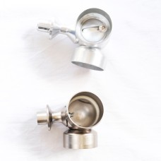 453 E 50მმ მილის რეგ. მუხლი 40მმ მილზე შემაერთ ალუმინისფერი