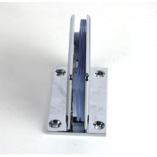 110 B შუშის ანჯამა კედელზე სამაგრით 4mm CP