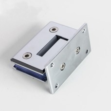 110 B შუშის ანჯამა კედელზე სამაგრით 4mm CP