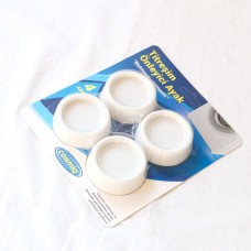 ფეხი ვიბრაციის საწინააღ. სარეც მანქანითვის 347101 4-ცალი თეთრი