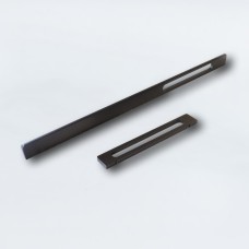 სახელური ავეჯის ჭრილიანი HD 250 - 500მმ ზოლიანი შავი