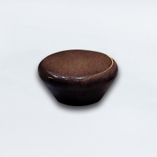 სახელური ავეჯის ხის K003 0მმ 45მმ მრგვალი ბრტყელი კაკლისფერი