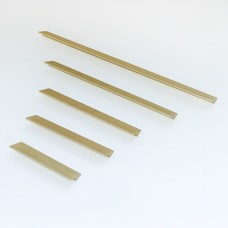 6514 -160 სახელური მეტალის დახრილი Brushed brass