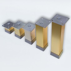 145 ფეხი 40*40 ალუმინის EROGLU 5 სმ BRUSHED GOLD