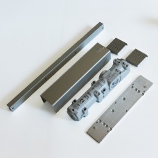 კარის გიდრავლიკური საკეტი DORMA TS93 ნაცრისფერი