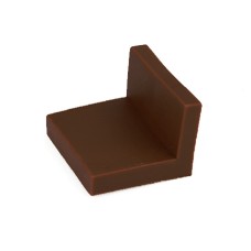 დამჭერი თაროს კუთხე L 921 1,5მმ ყავისფერი