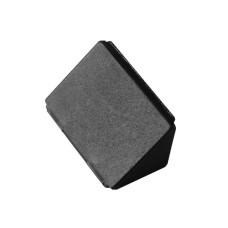 კუთხის შემკრელი ფერადი პლასმასის თავსახურით შავი