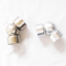 454 B 40 მმ მილის რეგულირებადი კუთხე ალუმინისფერი